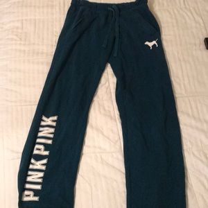 Dark Teal/Green VS PINK BOYFRIEND SWEATPANTS
